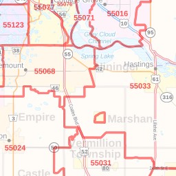 Cottage Grove Mn Zip Code Map