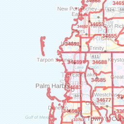 Clearwater Florida Zip Code Map - 428 