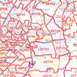 Bowie Zip Code Map Map Chartbeat